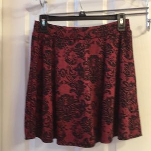 Black and red skirt